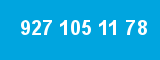 927 105 11 78 927 105 11 78